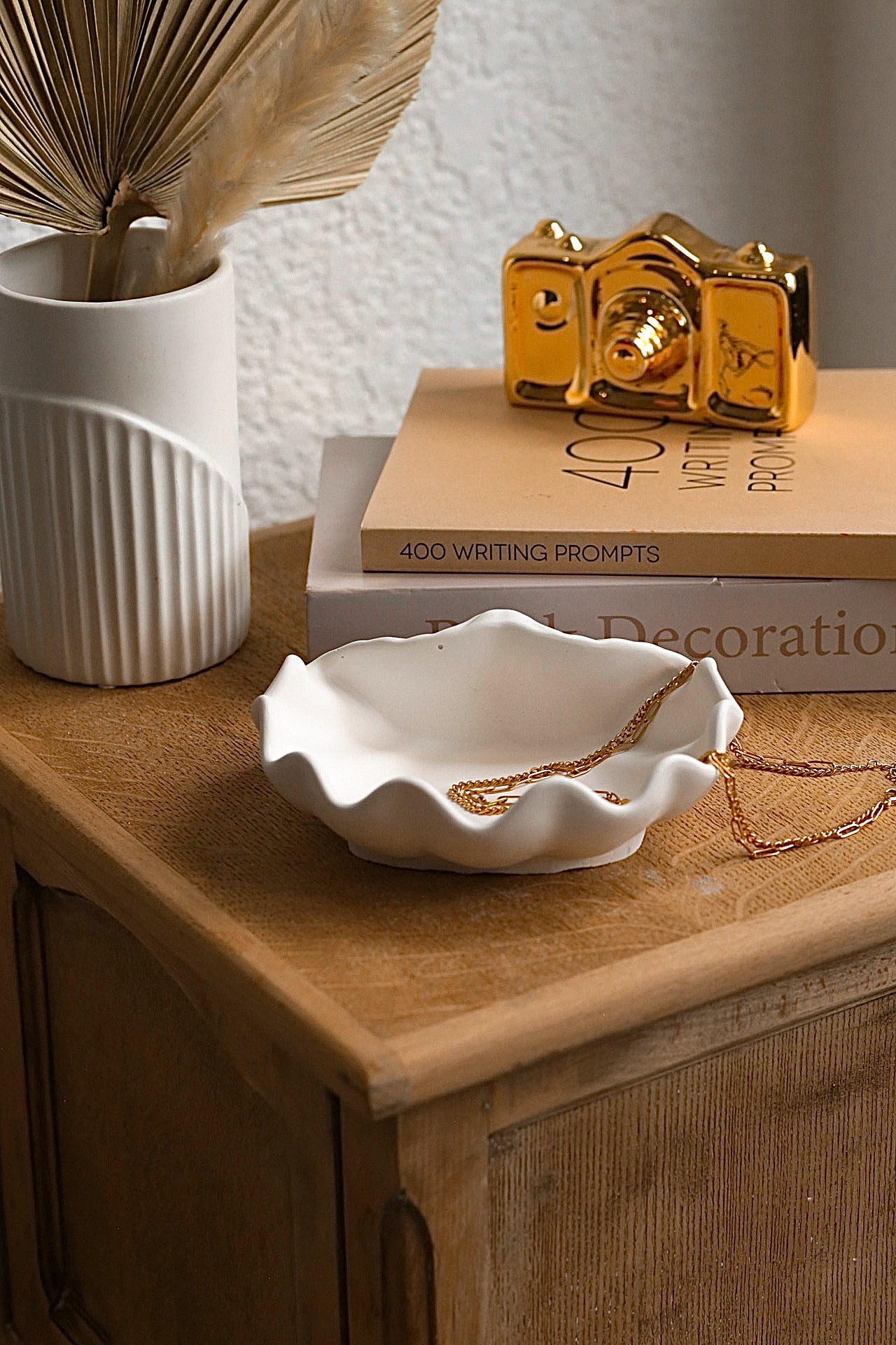 Stone Shell Trinket Tray