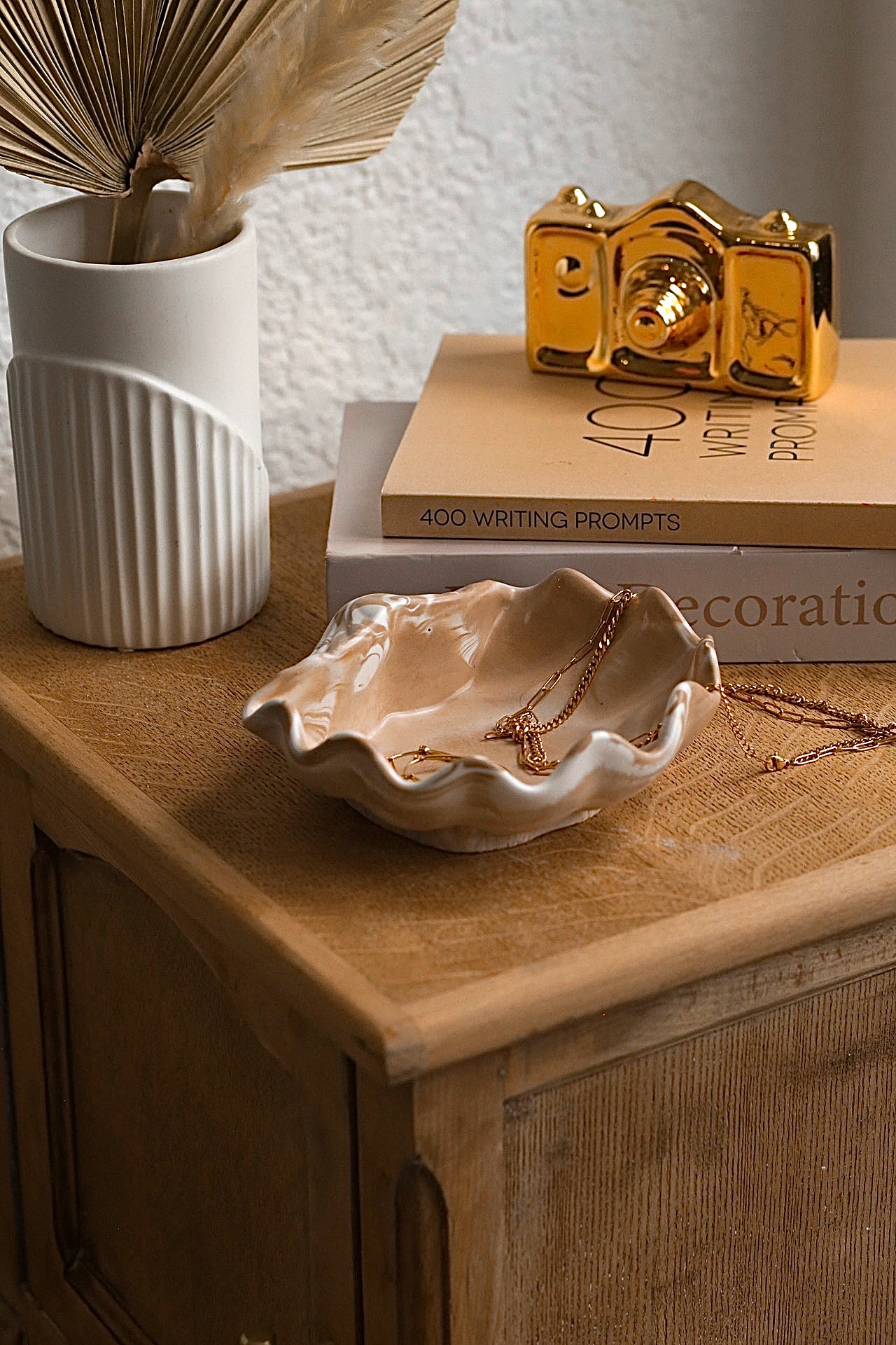 Stone Shell Trinket Tray