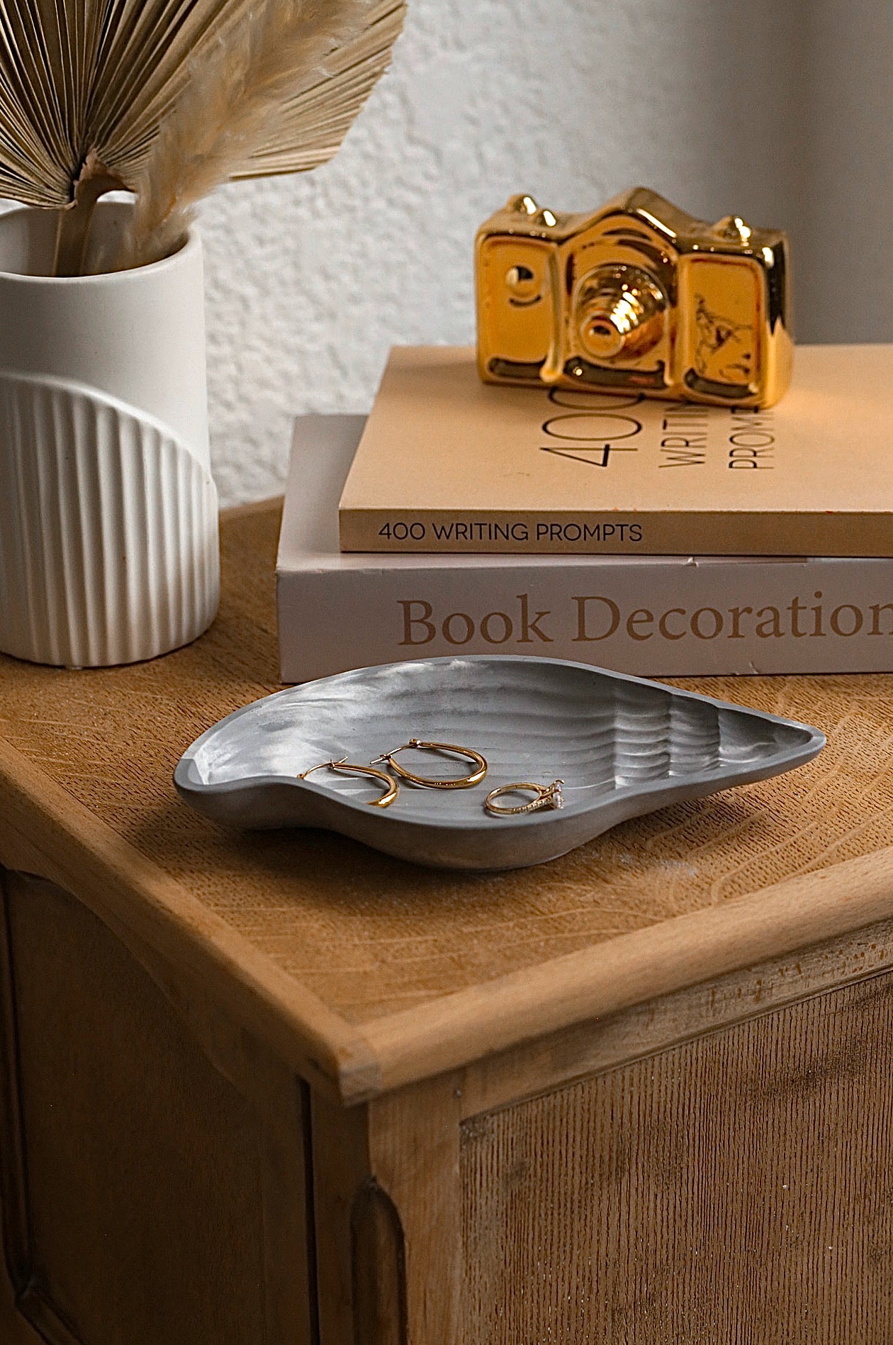 Stone Sea Shell Trinket Tray