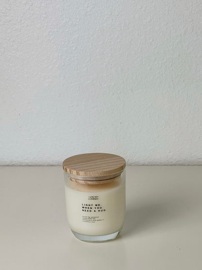 Light Me When You Need A Hug - Coconut Wax Candle