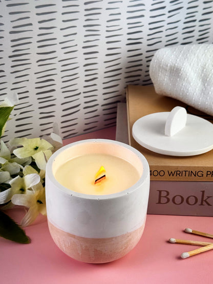 Orange Blossom - Concrete Candle