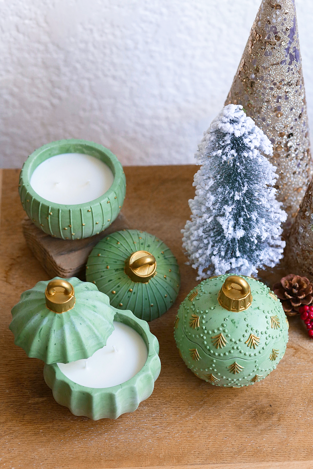 Christmas Ornament - Concrete Candle