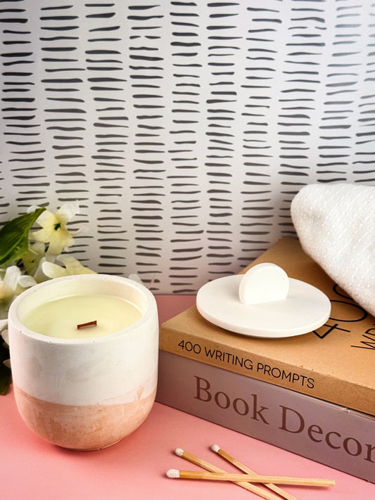 Orange Blossom - Concrete Candle