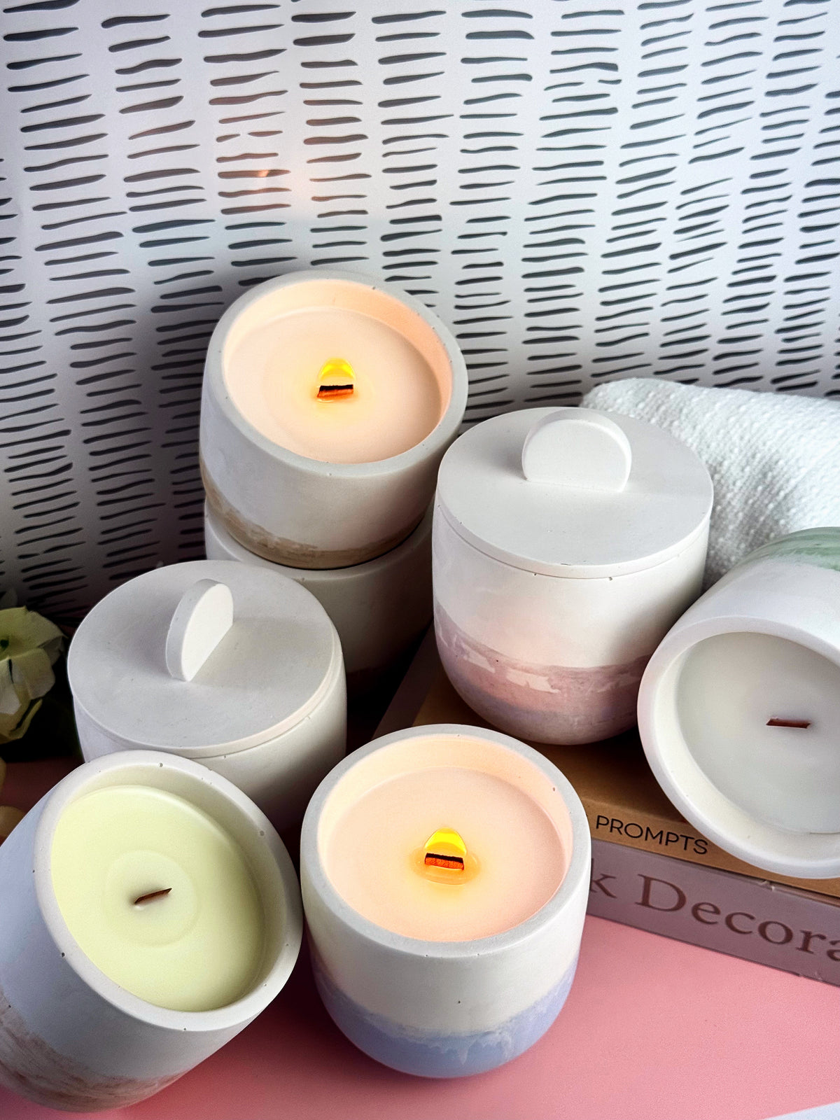 Orange Blossom - Concrete Candle