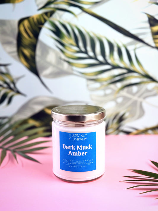 Dark Musk Amber Luxe Candle