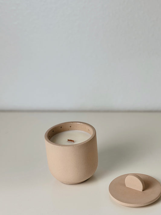 Playful - Concrete Candle Jar