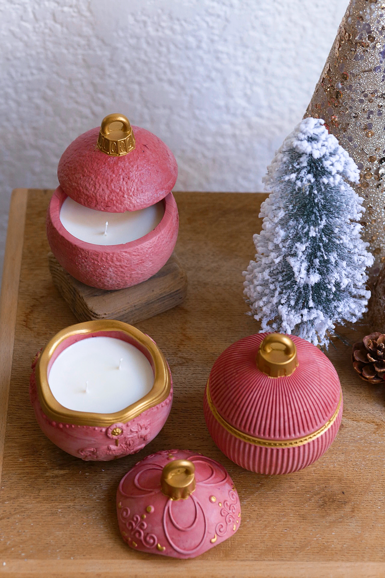 Christmas Ornament - Concrete Candle