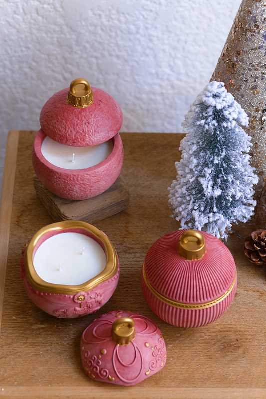Christmas Ornament - Concrete Candle