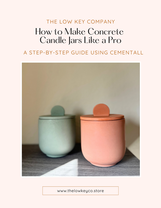 How To Make Concrete Candle Jars Like a Pro - Guide