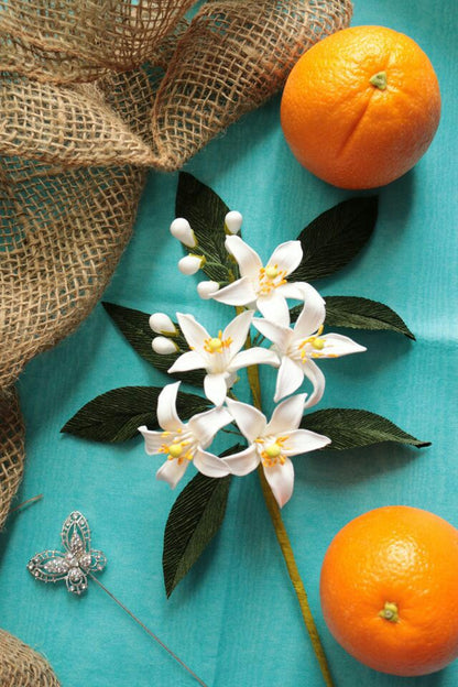 Orange Blossom - Concrete Candle