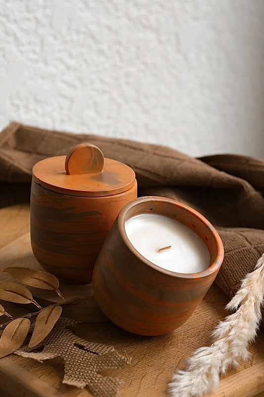 Pumpkin Crunch - Concrete Candle