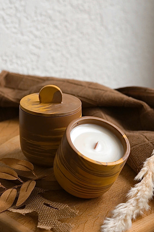 Campfire - Concrete Candle