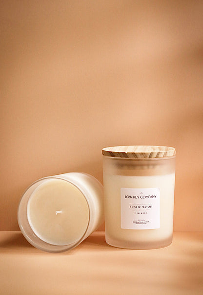 Rustic Wood - Teakwood Luxe Candle