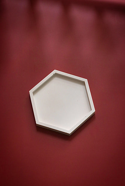Hexagon Stone Trinket Tray