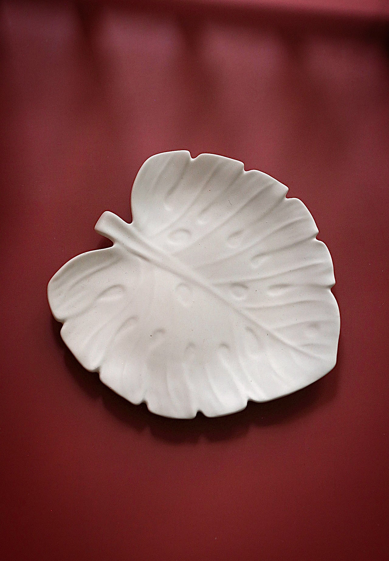 Monstera Stone Trinket Tray