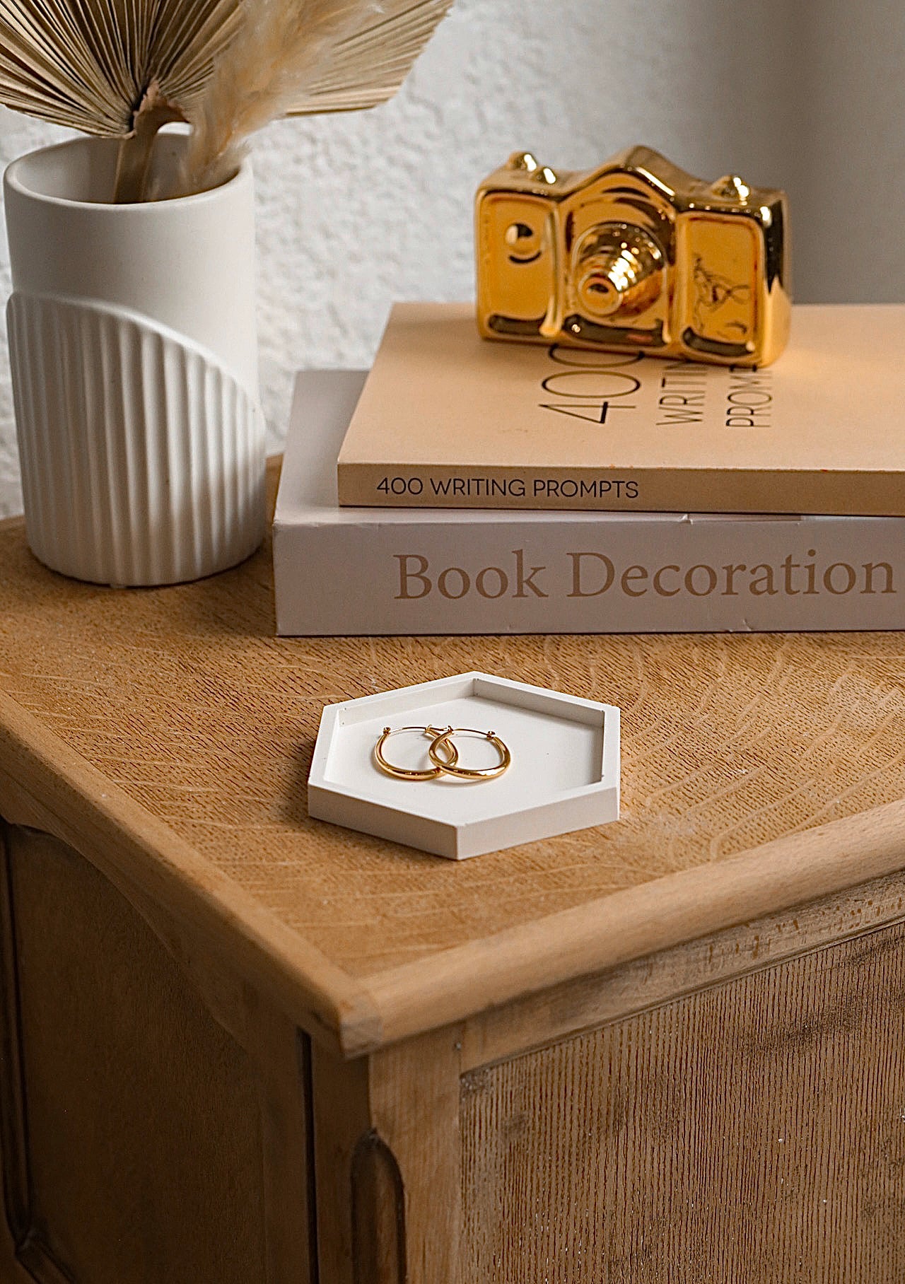 Hexagon Stone Trinket Tray