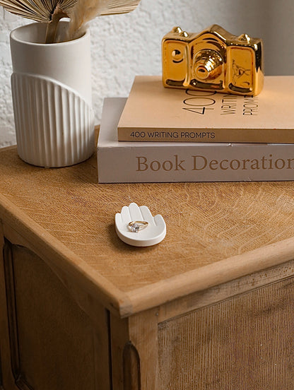 Stone Little Hand Trinket Tray