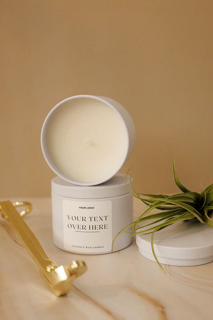 4 oz Tin Candle - Private Label Candle - Wholesale Candles