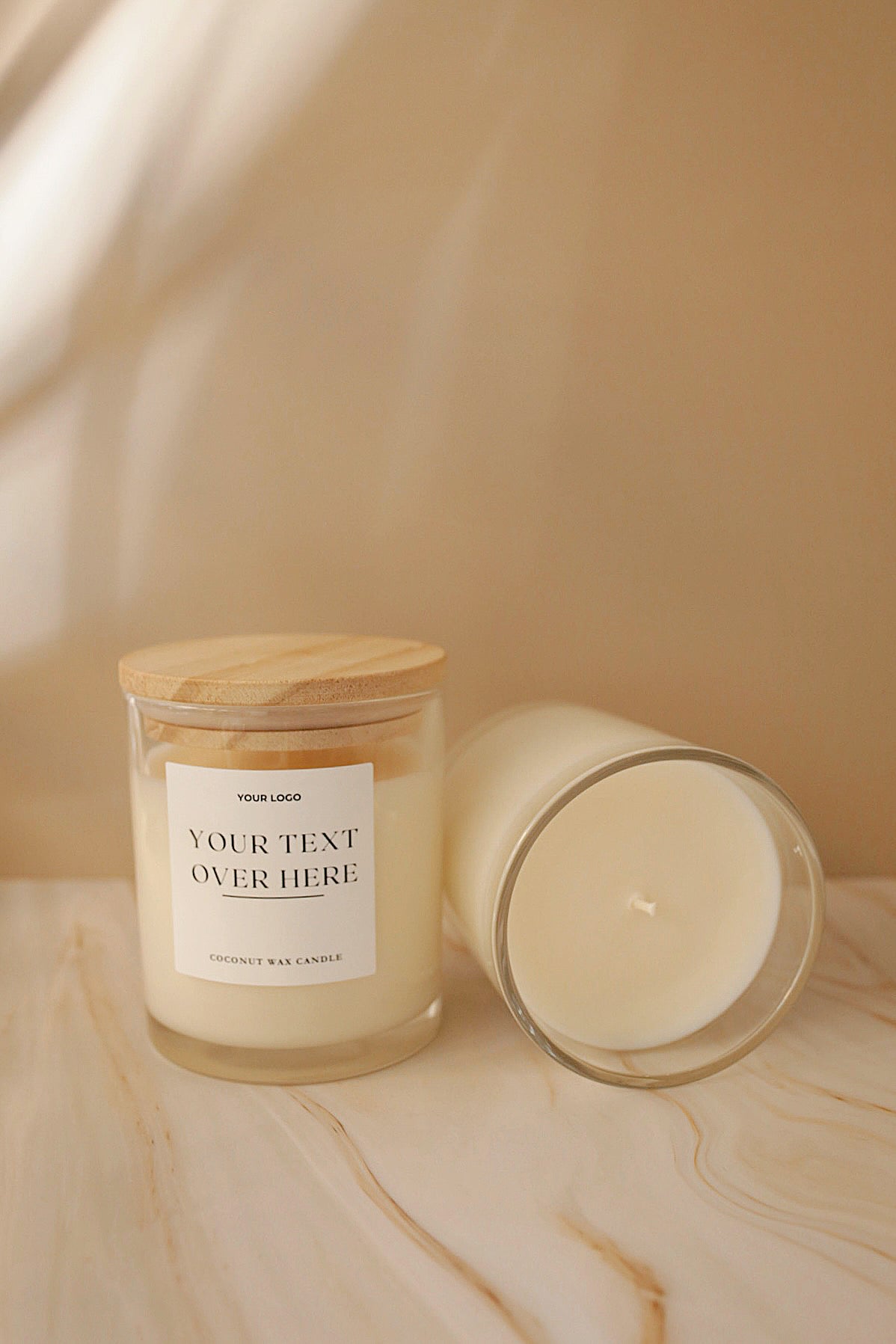 10 oz Clear Glass Candle - Private Label Candle - Wholesale Candles
