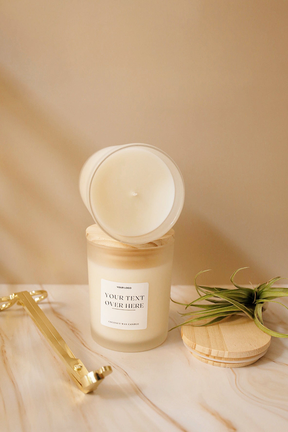 7 oz Frosted Glass Candle - Private Label Candle - Wholesale Candles